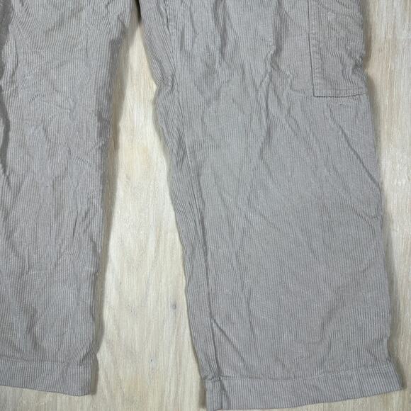 ASOS Design Cargo Corduroy Pull On Wide Leg Stretch Casual Trouser Pants 14 - Picture 8 of 15